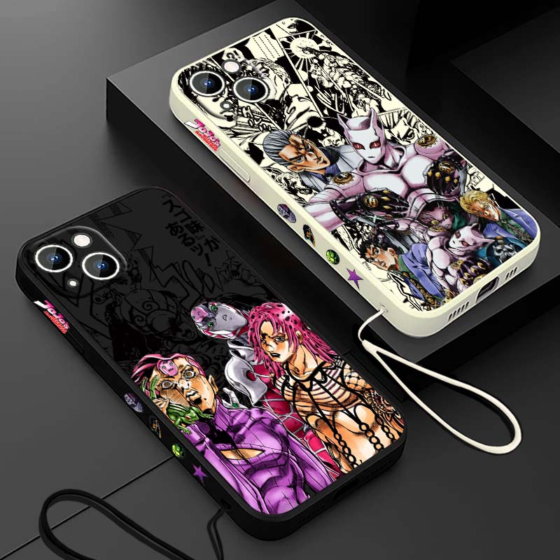 Phone Cases Apple - Funda de teléfono líquida con cuerda