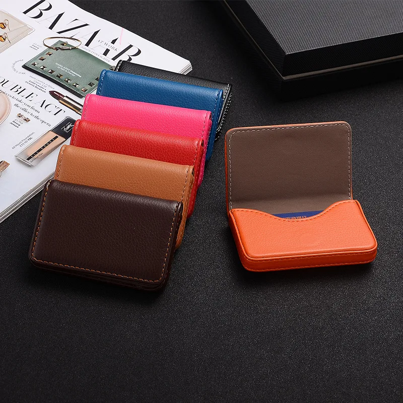 Card Holder Slim Case - Tarjetero de Cuero PU 2026 con