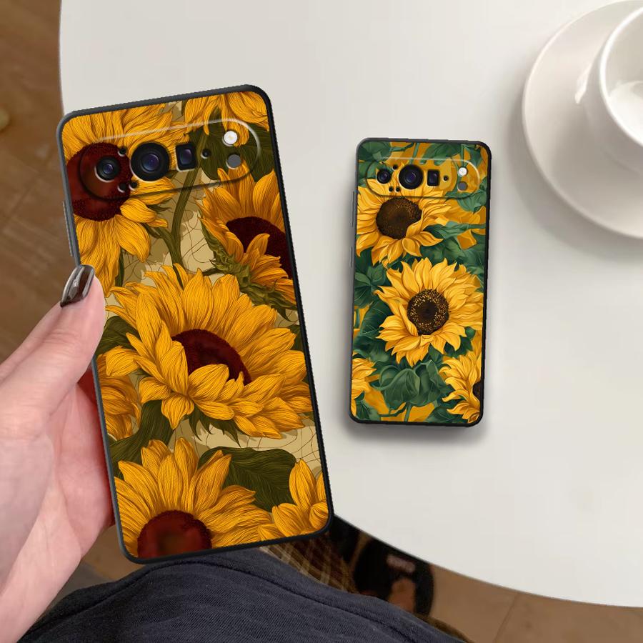Phone Cases Pixel 9A - Funda protectora para teléfono Sunflower Sea