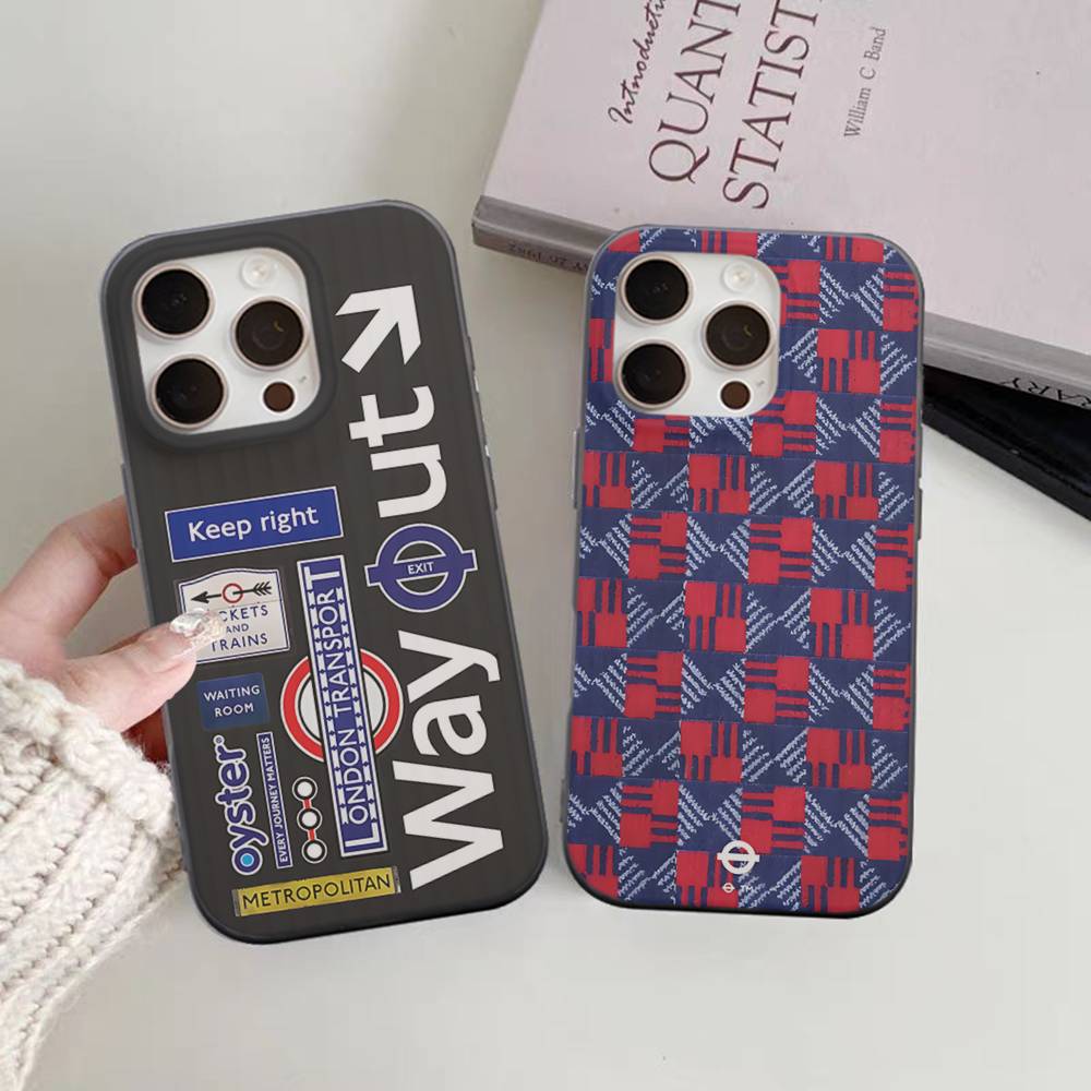 Phone Cases London - Funda para Teléfono L-London U-Underground para