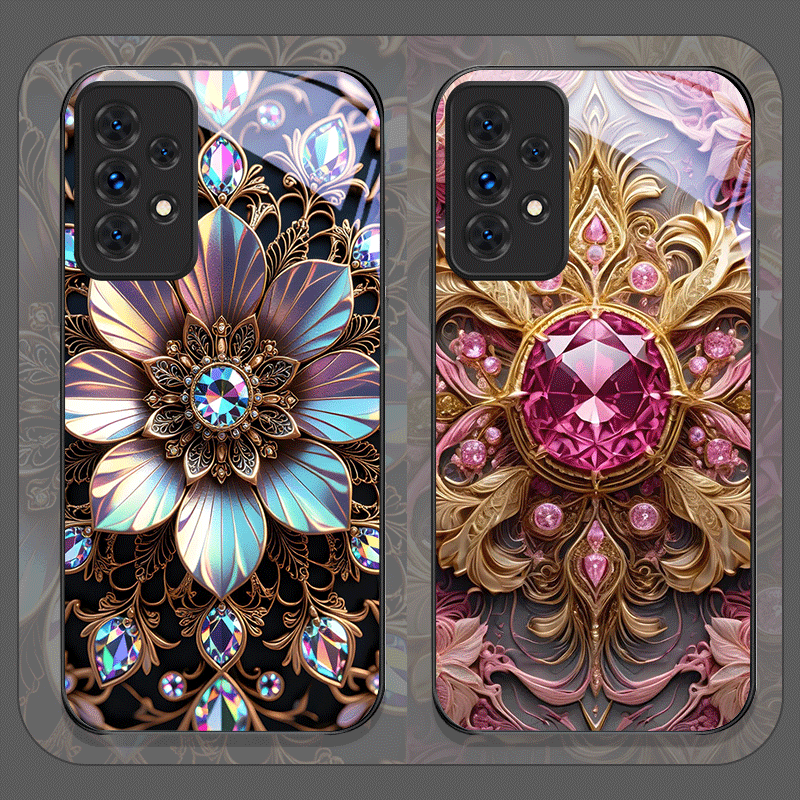 Phone Cases Samsung A14 - Funda de teléfono de vidrio templado