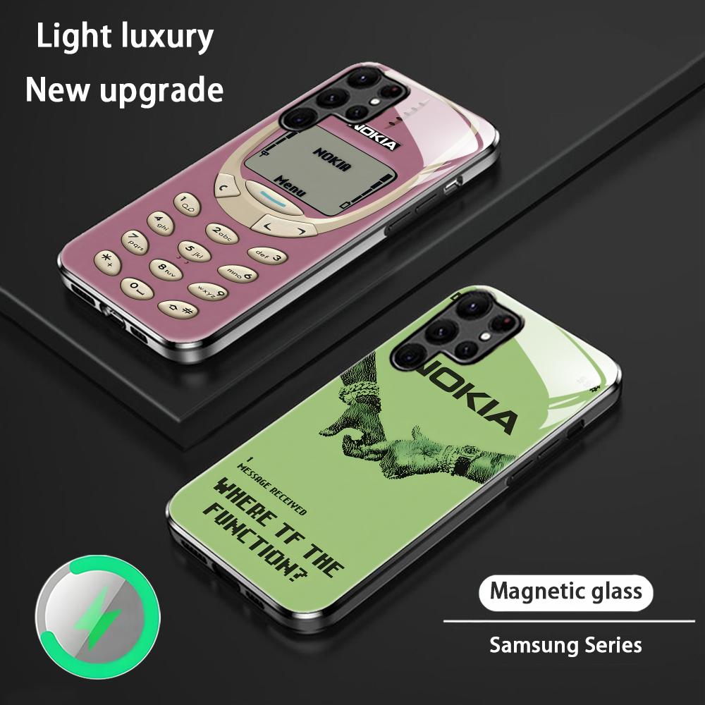 Phone Cases Samsung S25 Ultra - Funda Magnética de Vidrio para Teléfono
