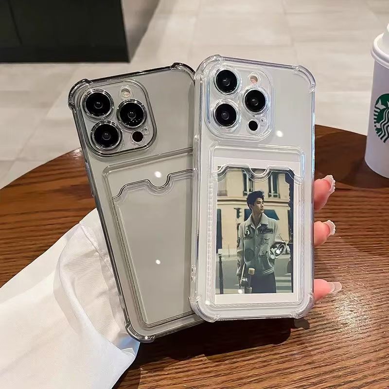 Phone Cases With Pictures - Funda Cartera Transparente para iPhone 17