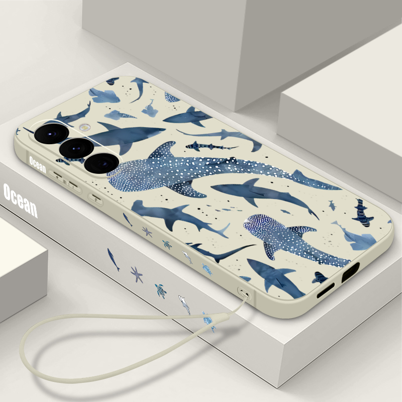 Phone Cases Samsung A14 - Funda con cordón con diseño de