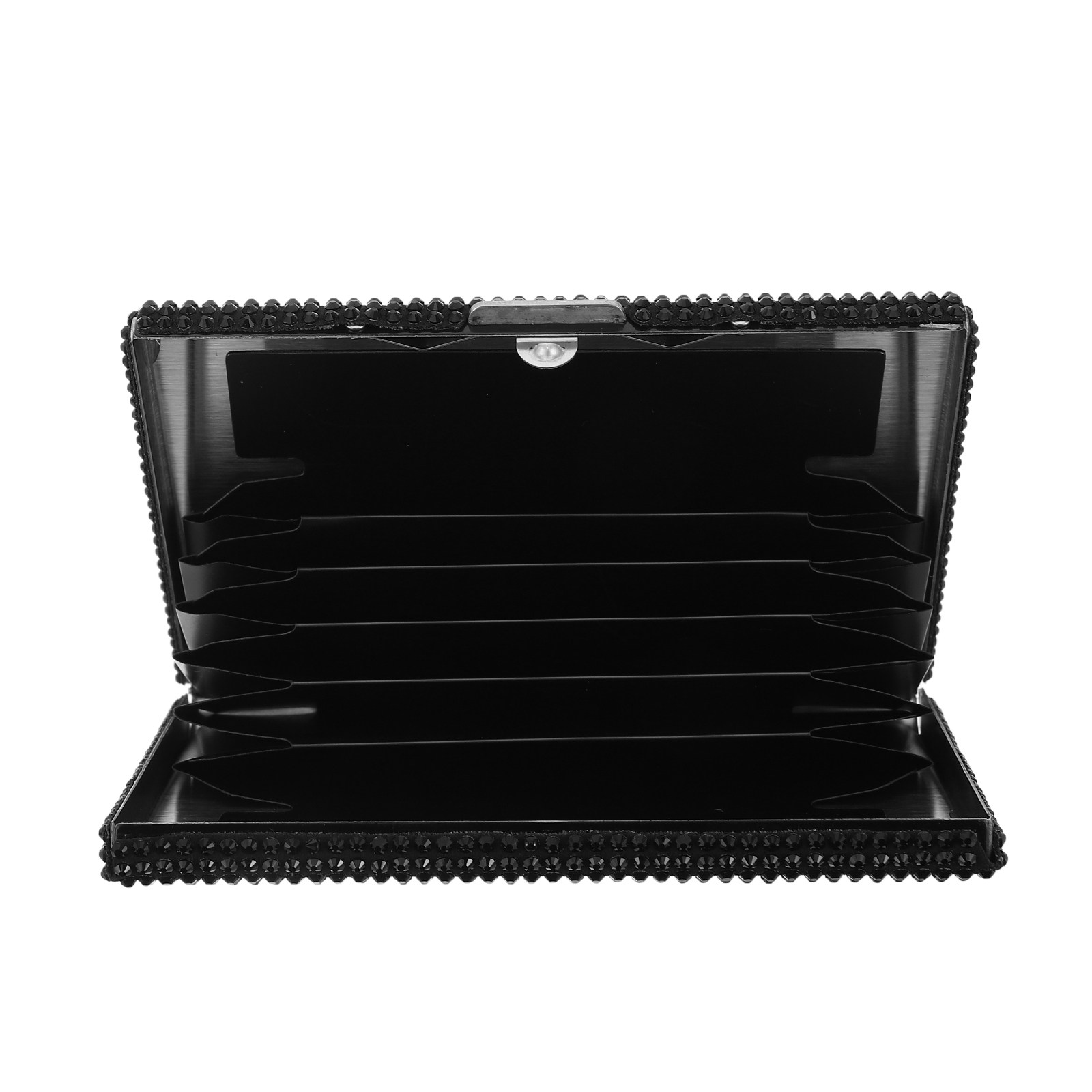 Card Holder Slim Case - Estuche metálico delgado para tarjetas de