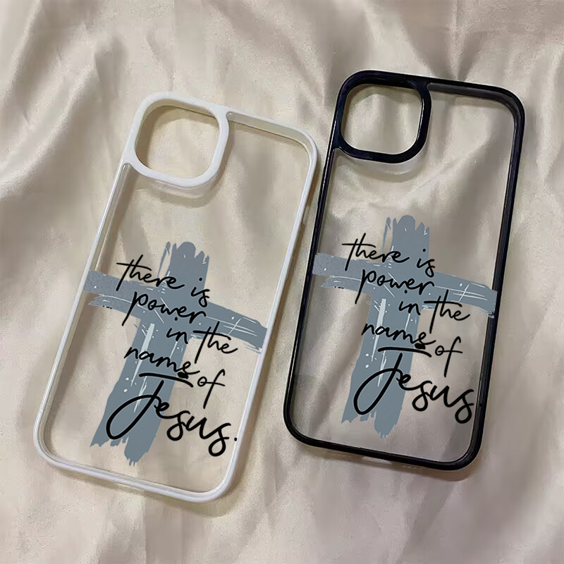 Phone Cases Samsung Galaxy - Funda Transparente con Cruz de Jesús