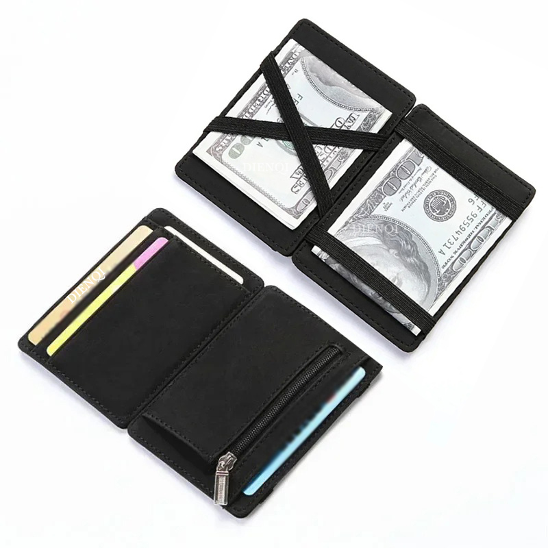 Cartera Mágica de Cuero PU par - Card Holder Slim Case reseña y precio