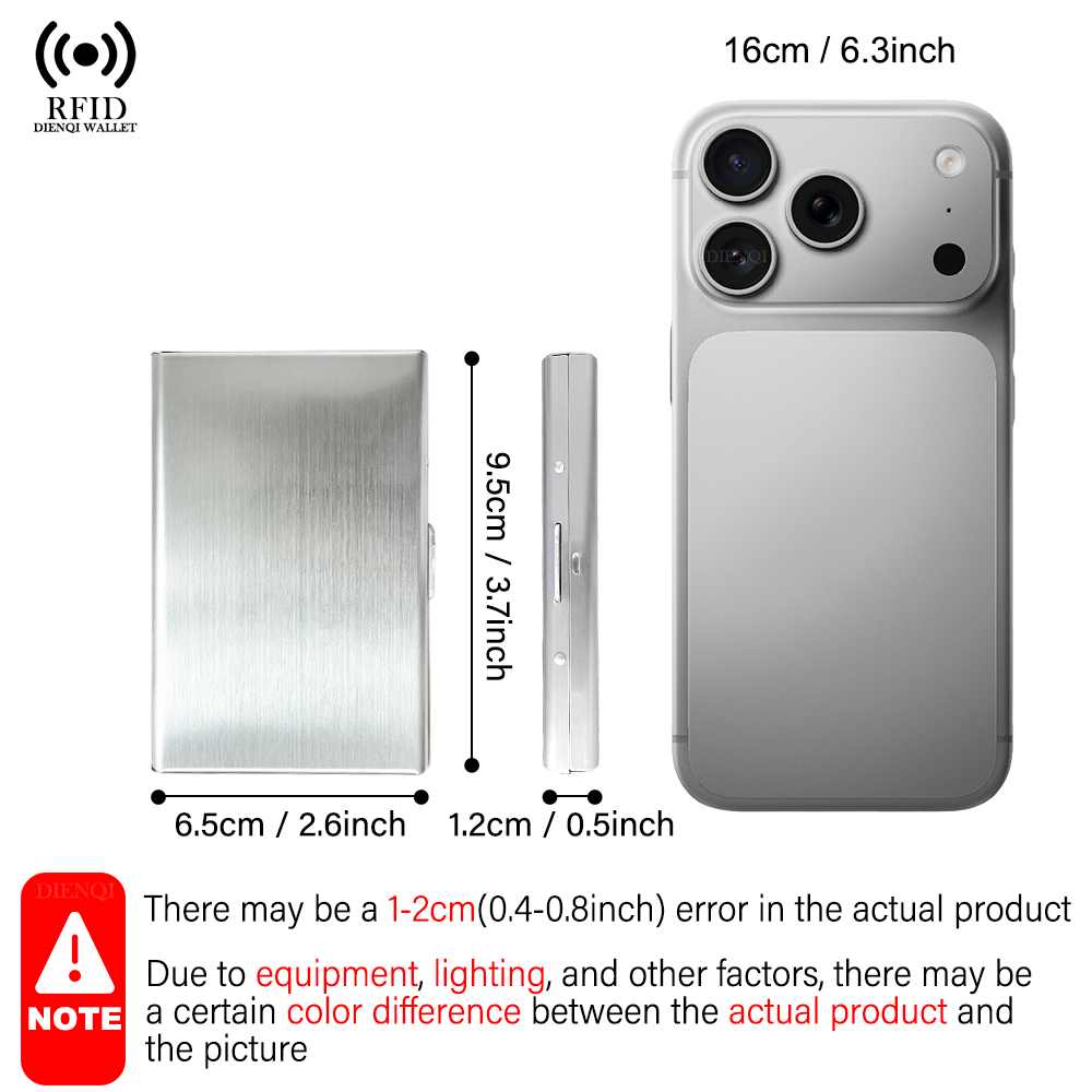 Tarjeteros RFID, Cartera para  - Card Holder Slim Case reseña y precio