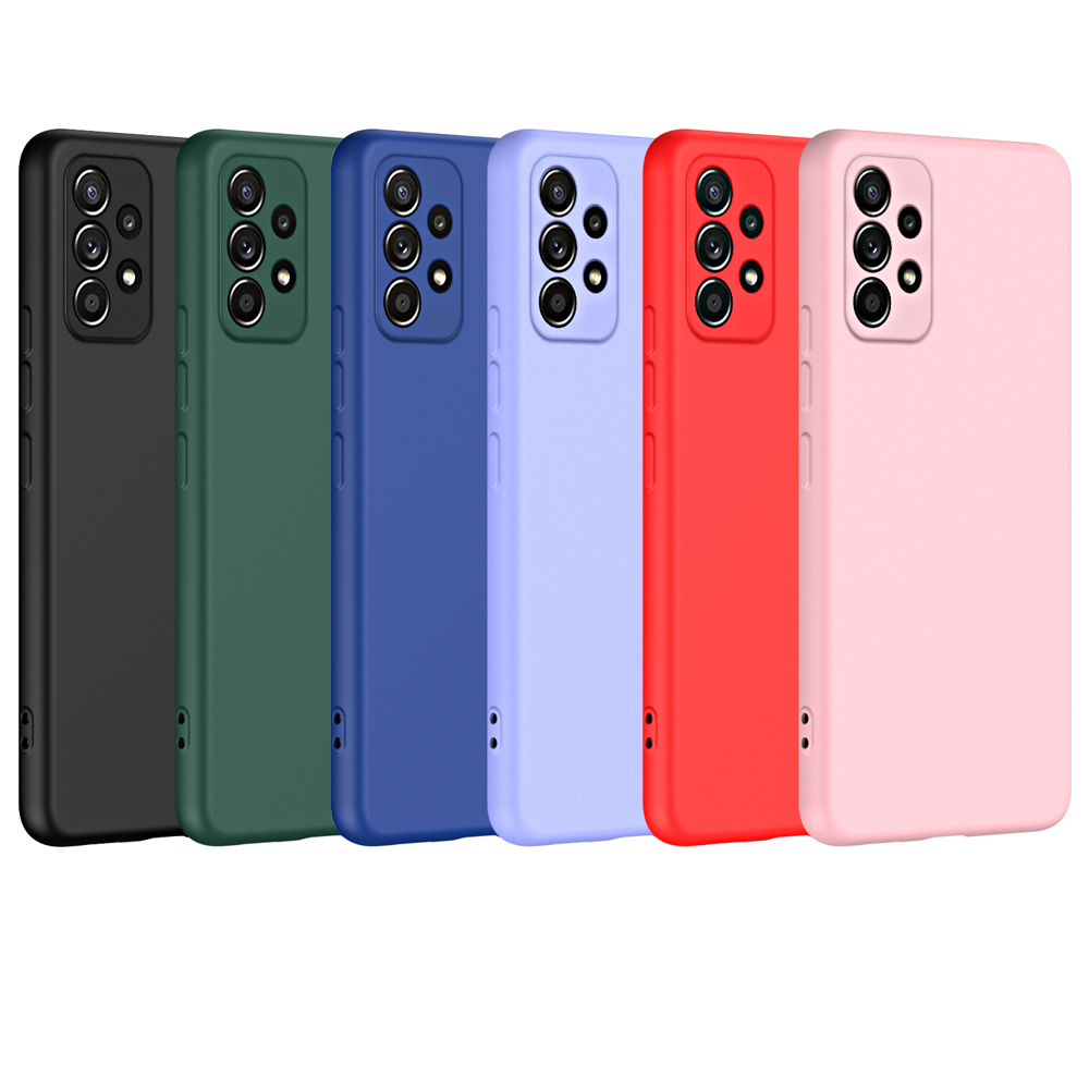 Funda de silicona sólida para  - Phone Cases Samsung A14 reseña y precio