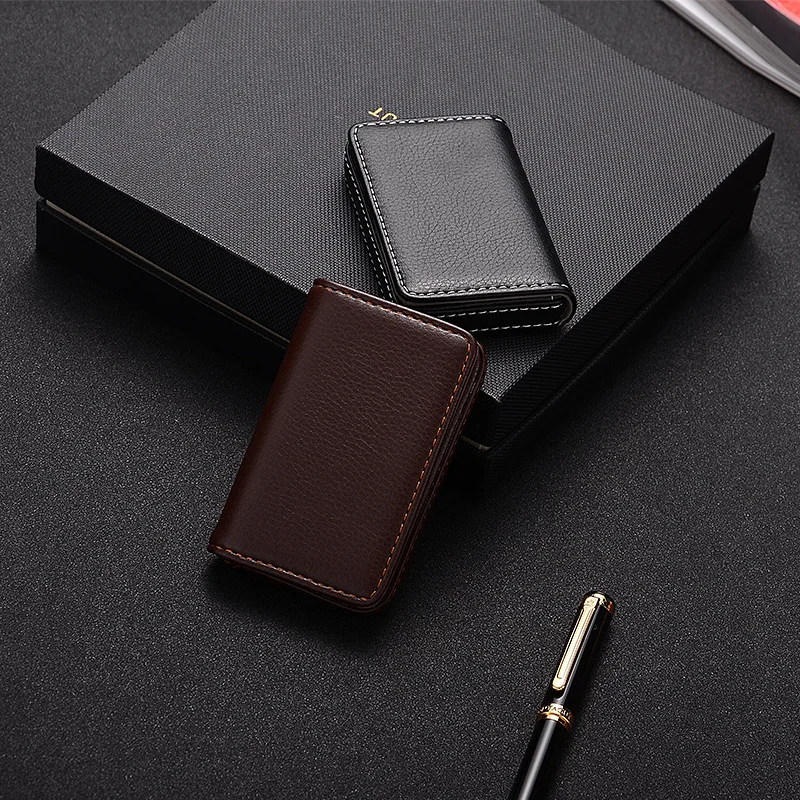 Tarjetero de Cuero PU 2026 con - Card Holder Slim Case reseña y precio