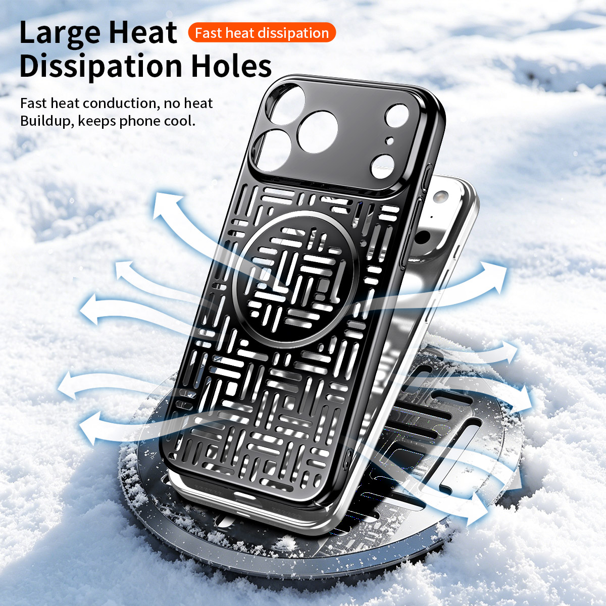 Funda para iPhone 17 Pro Max,  - Heat Dissipation Case reseña y precio