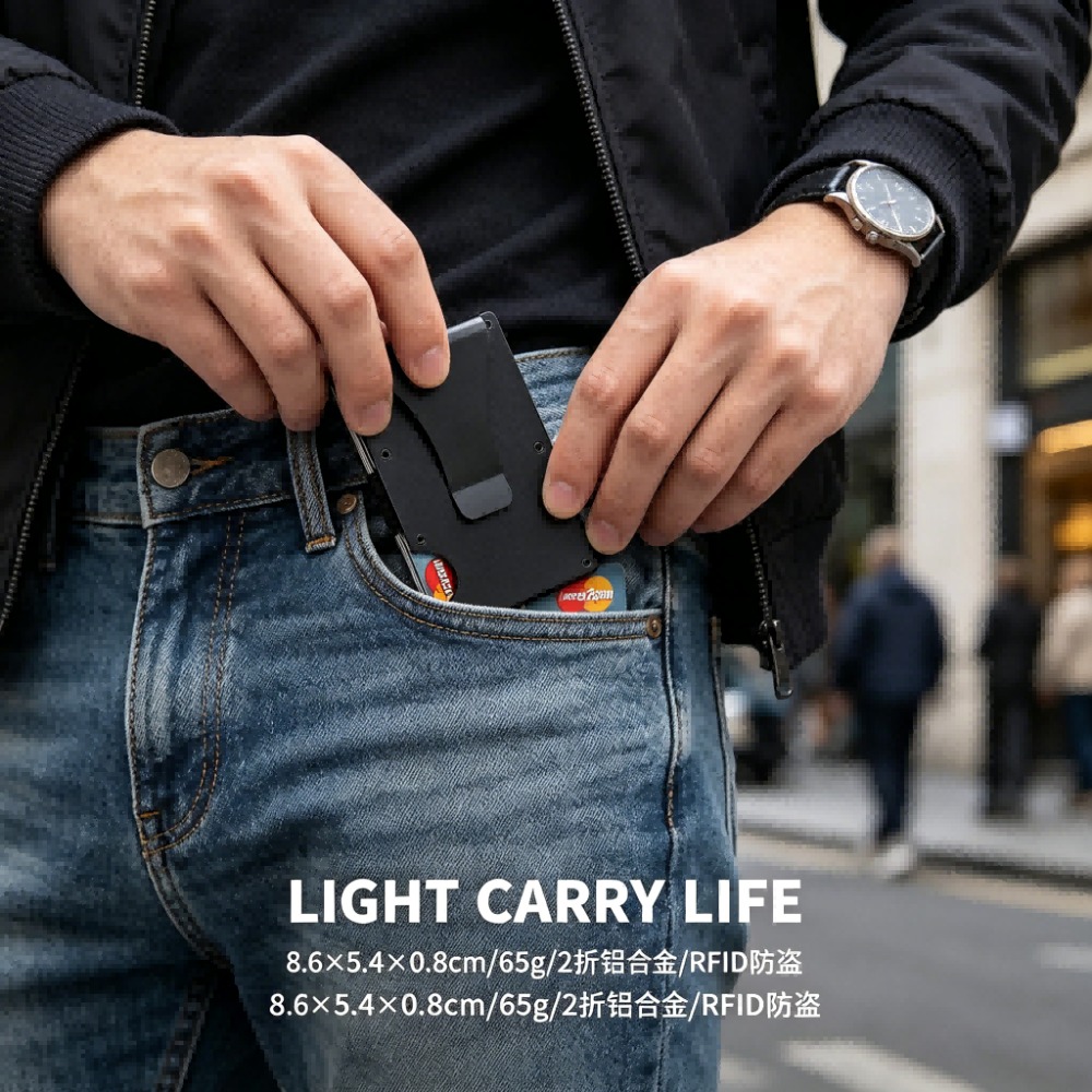 Tarjetero de Aleación de Alumi - Card Holder Slim Case reseña y precio