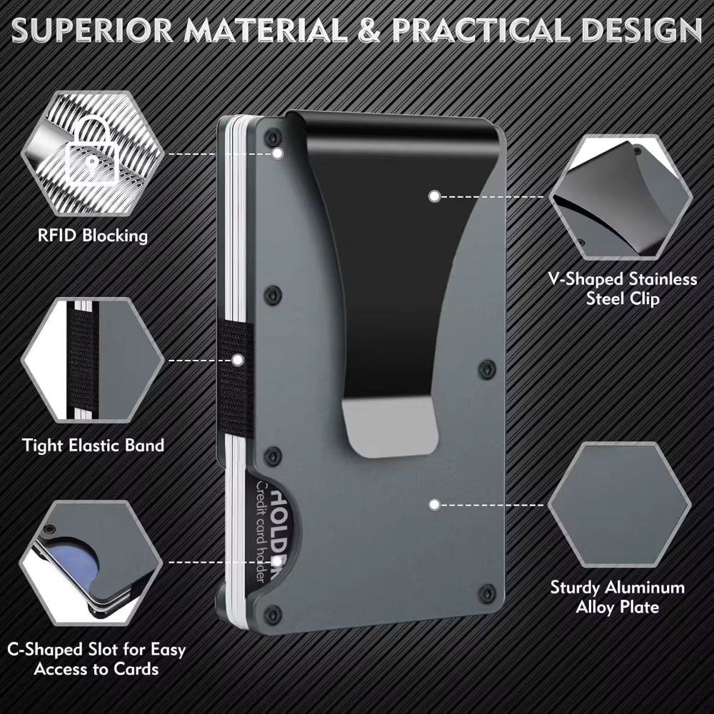 Tarjetero de Aleación de Alumi - Card Holder Slim Case reseña y precio