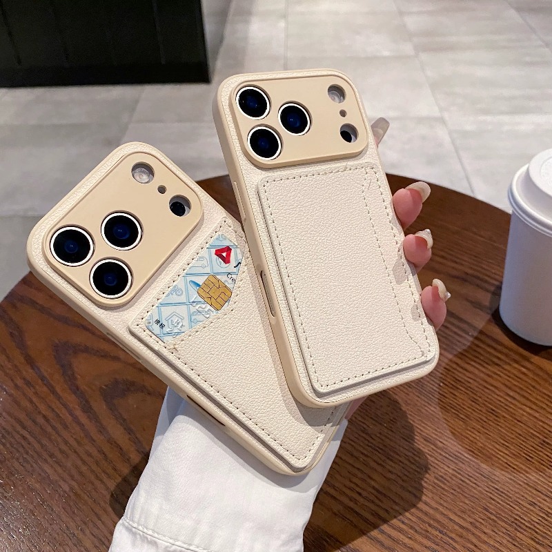 Funda de cuero PU para teléfon - Card Holder Slim Case reseña y precio